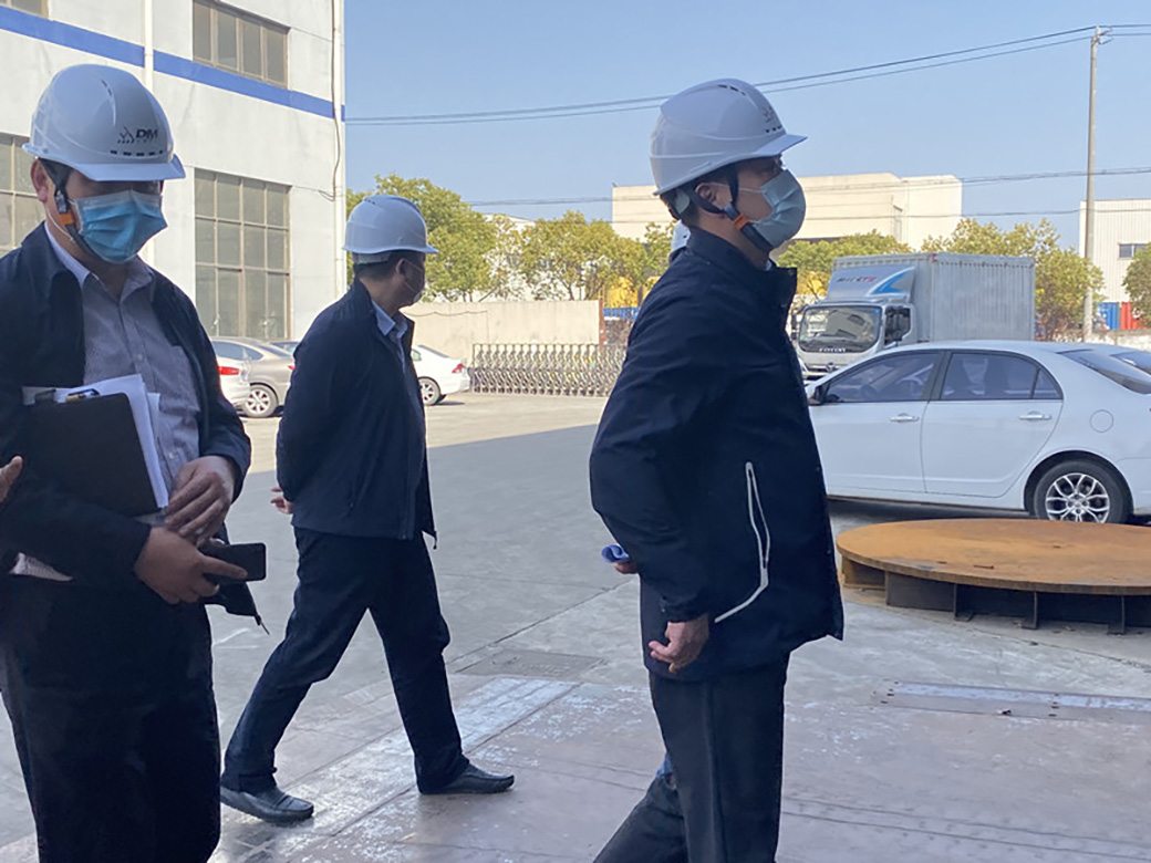 【春風(fēng)送暖，戰(zhàn)“疫”有情】奉賢區(qū)奉城鎮(zhèn)領(lǐng)導(dǎo)蒞臨東蒙，慰問公司疫情防控一線職工